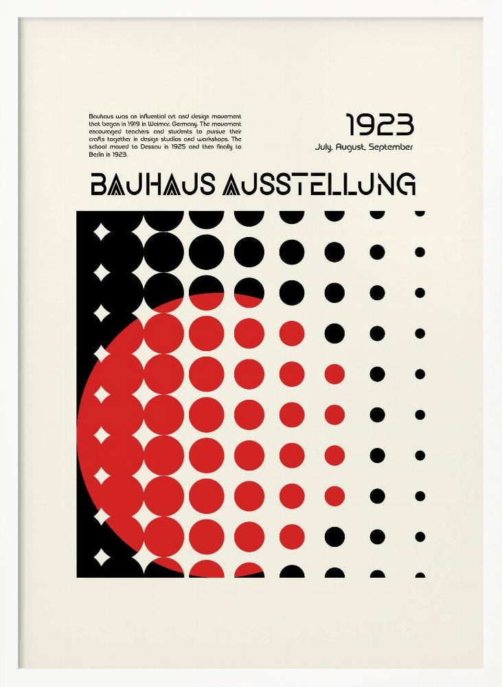 Bauhaus Ausstellung Poster